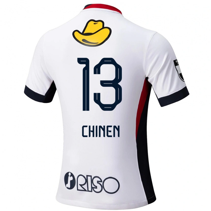 Danxen Femme Maillot Kei Chinen #13 Rouge Noir Tenues Extérieur 2025/26 T-Shirt