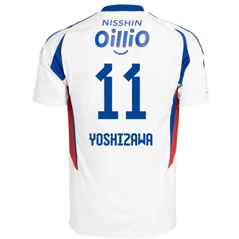Danxen Femme Maillot Mirai Yoshizawa #11 Bleu Royal Blanc Tenues Extérieur 2025/26 T-Shirt