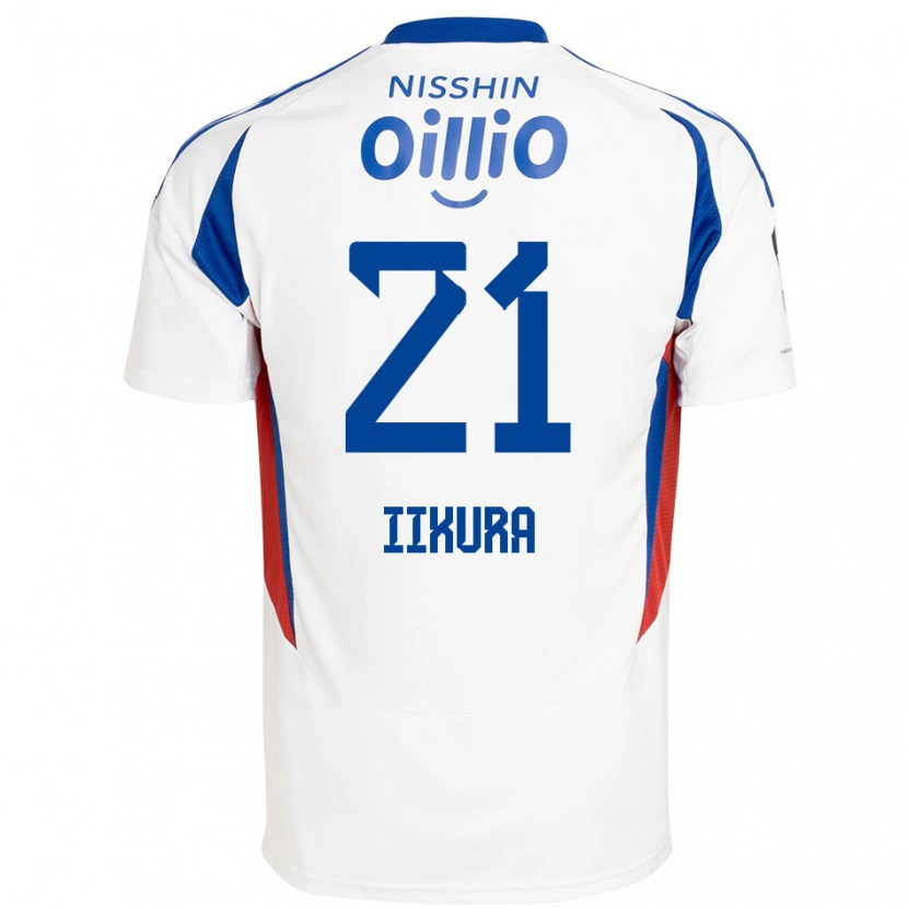 Danxen Femme Maillot Hiroki Iikura #21 Bleu Royal Blanc Tenues Extérieur 2025/26 T-Shirt