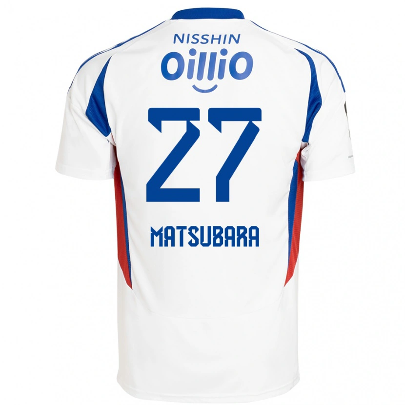Danxen Femme Maillot Ken Matsubara #27 Bleu Royal Blanc Tenues Extérieur 2025/26 T-Shirt