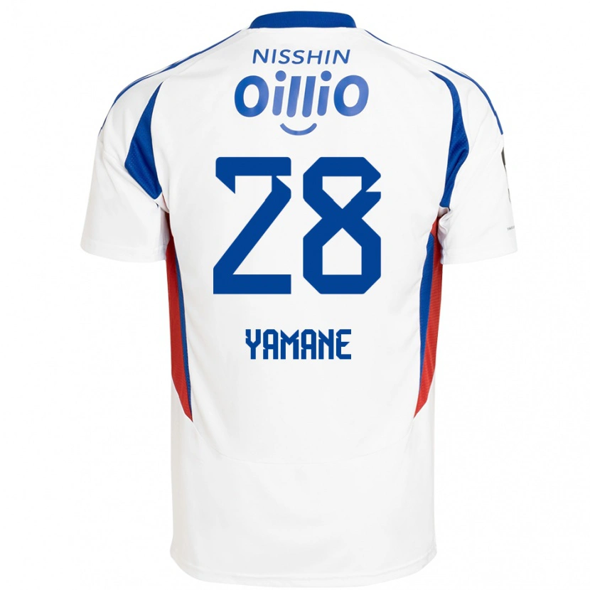 Danxen Femme Maillot Riku Yamane #28 Bleu Royal Blanc Tenues Extérieur 2025/26 T-Shirt