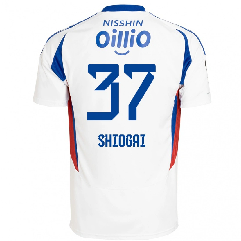 Danxen Femme Maillot Kento Shiogai #37 Bleu Royal Blanc Tenues Extérieur 2025/26 T-Shirt
