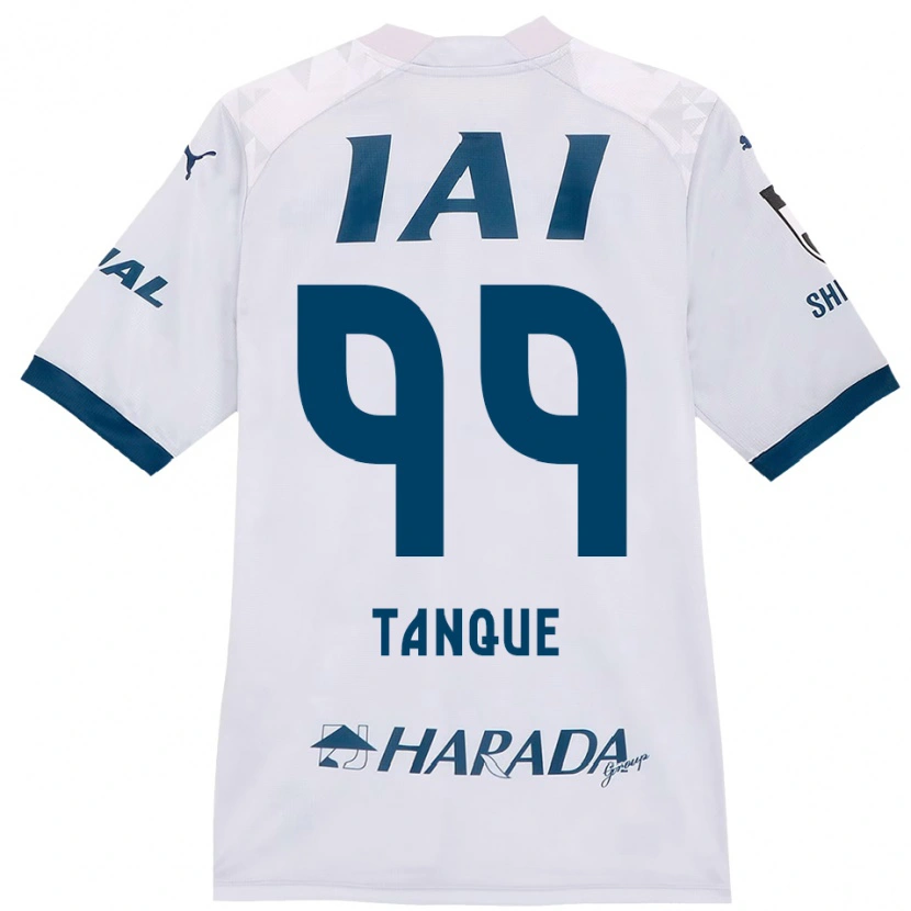 Danxen Femme Maillot Douglas Tanque #99 Blanc Bleu Royal Tenues Extérieur 2025/26 T-Shirt