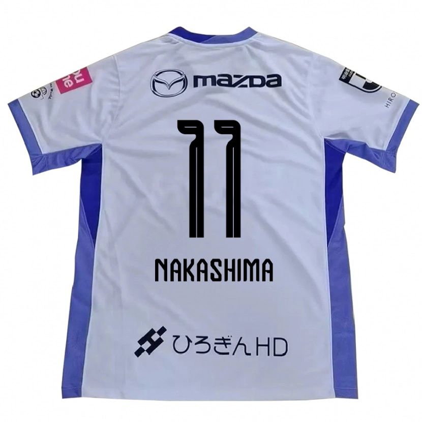 Danxen Femme Maillot Yoshino Nakashima #11 Violet Orange Tenues Extérieur 2025/26 T-Shirt