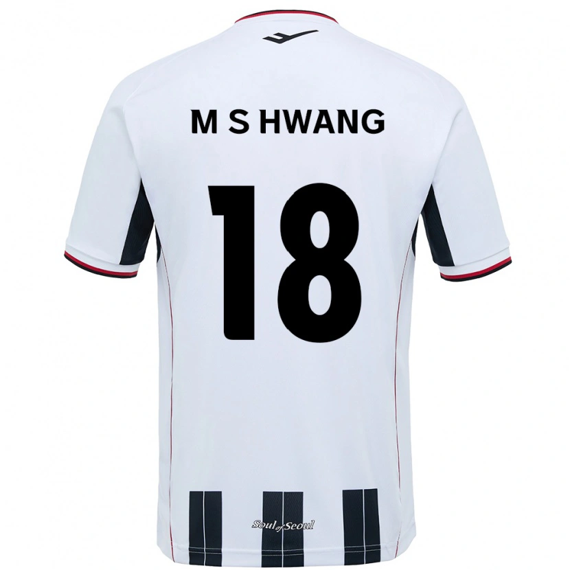 Danxen Femme Maillot Seong-Min Hwang #18 Noir Rouge Tenues Extérieur 2025/26 T-Shirt