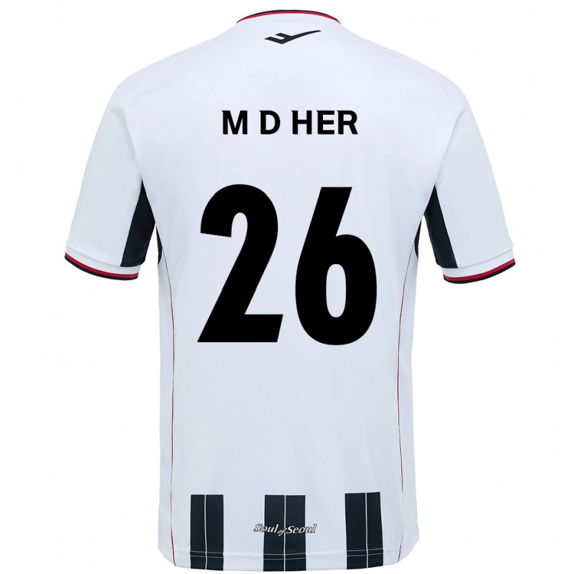 Danxen Femme Maillot Dong-Min Her #26 Noir Rouge Tenues Extérieur 2025/26 T-Shirt