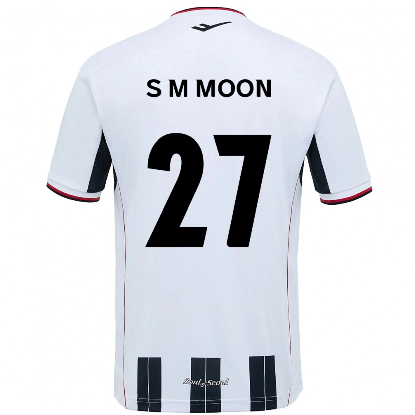 Danxen Femme Maillot Seon-Min Moon #27 Blanc Noir Tenues Extérieur 2025/26 T-Shirt