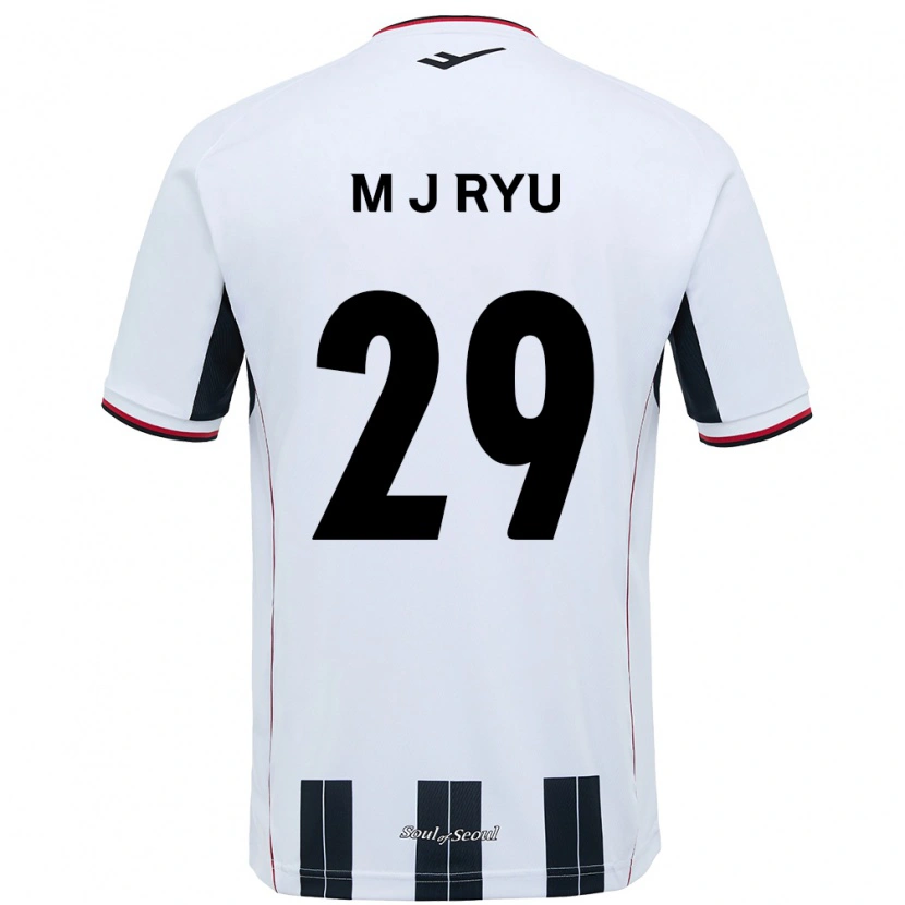 Danxen Femme Maillot Jae-Moon Ryu #29 Noir Rouge Tenues Extérieur 2025/26 T-Shirt
