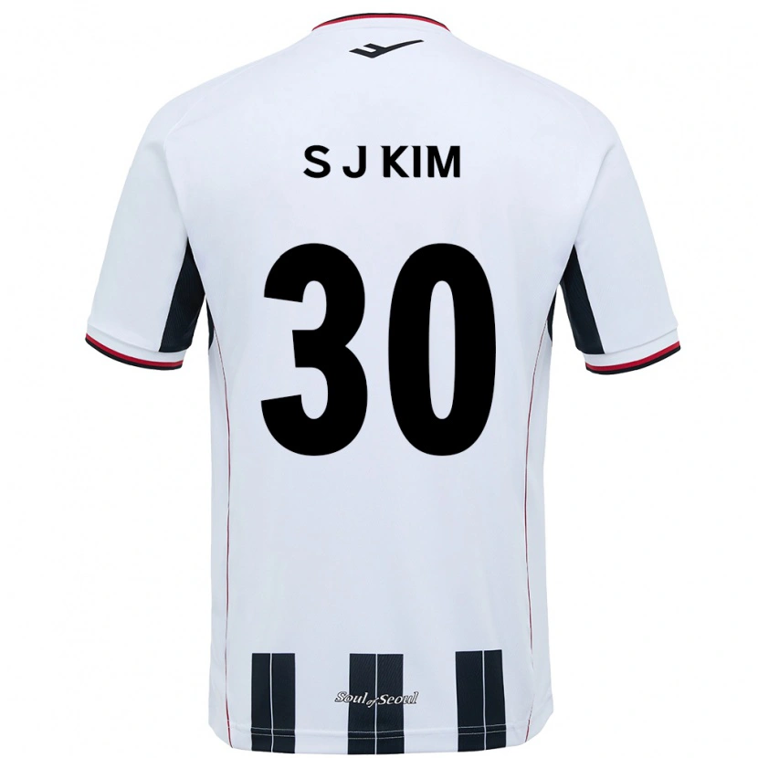 Danxen Femme Maillot Ju-Sung Kim #30 Noir Rouge Tenues Extérieur 2025/26 T-Shirt