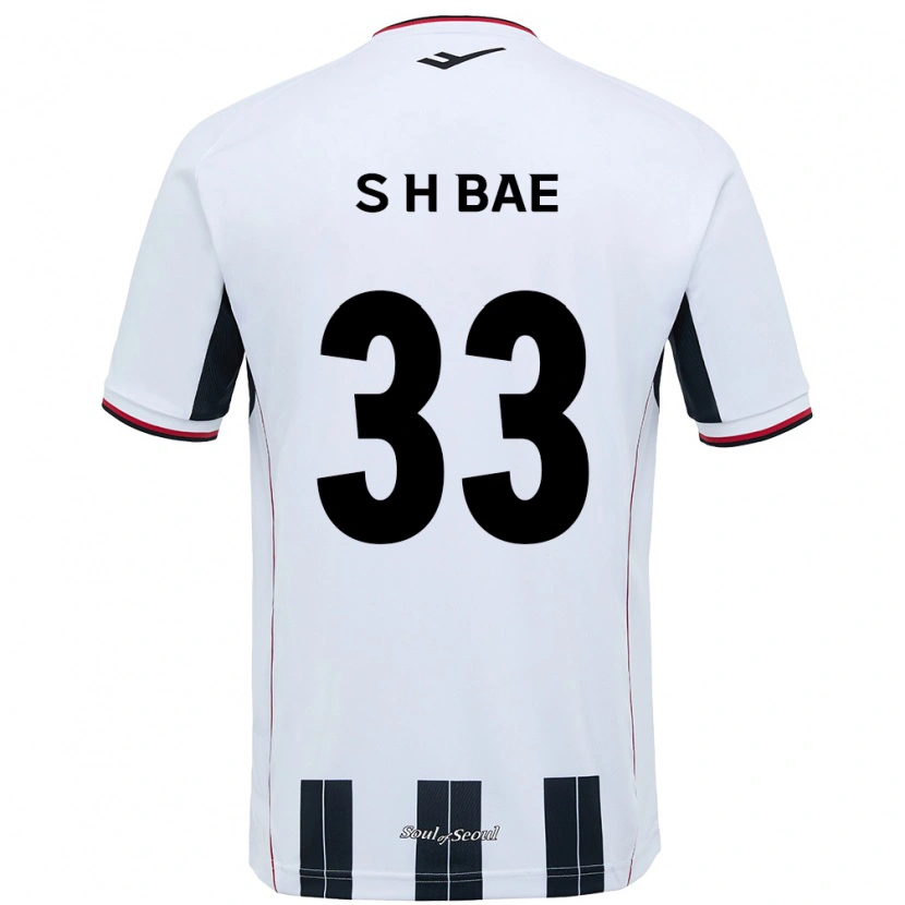 Danxen Femme Maillot Hyun-Seo Bae #33 Noir Rouge Tenues Extérieur 2025/26 T-Shirt
