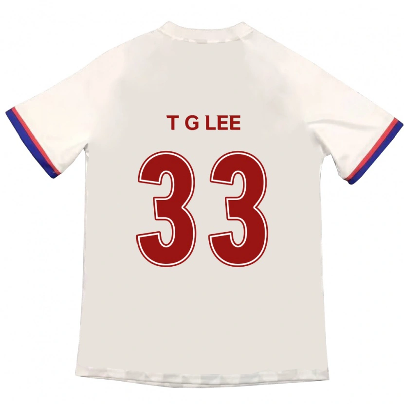 Danxen Femme Maillot Taek-Geun Lee #33 Bleu Royal Rouge Tenues Extérieur 2025/26 T-Shirt