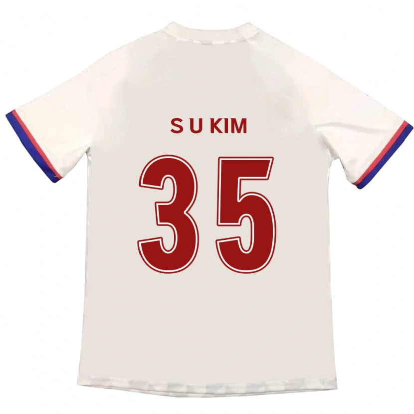 Danxen Femme Maillot Seung-Un Kim #35 Bleu Royal Rouge Tenues Extérieur 2025/26 T-Shirt