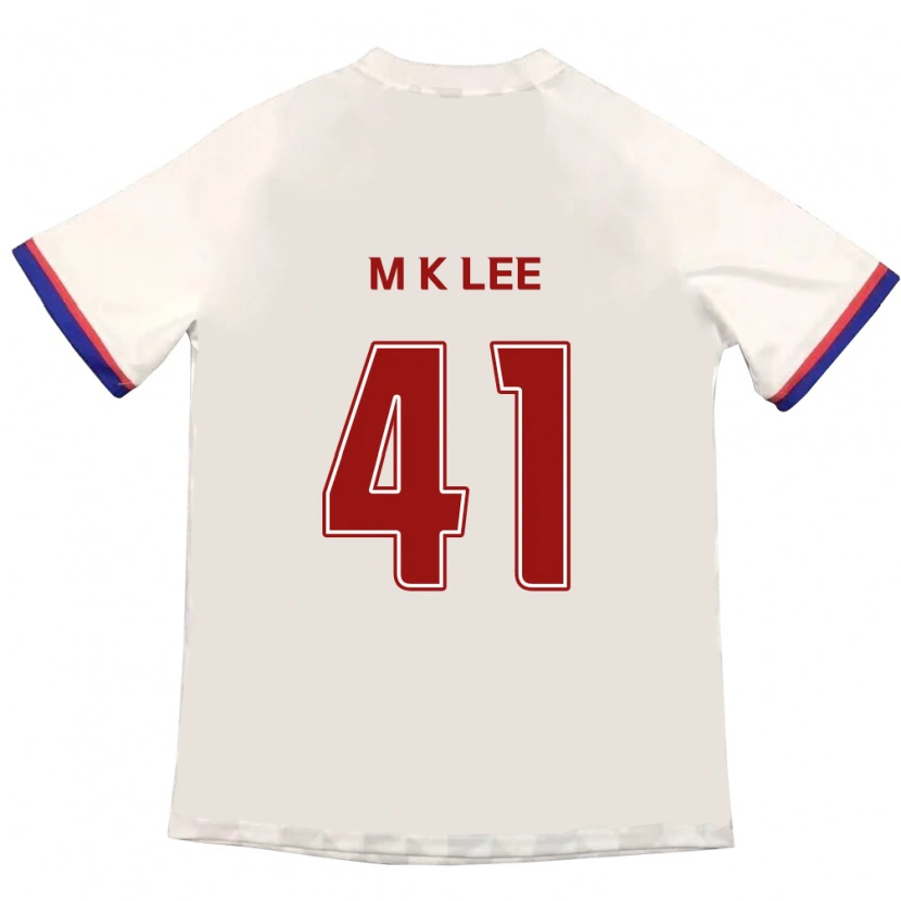 Danxen Femme Maillot Kyung-Min Lee #41 Bleu Royal Rouge Tenues Extérieur 2025/26 T-Shirt