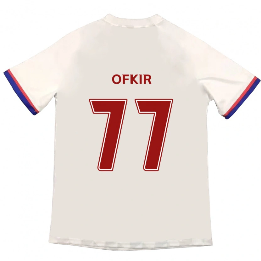 Danxen Femme Maillot Mohamed Ofkir #77 Bleu Royal Rouge Tenues Extérieur 2025/26 T-Shirt