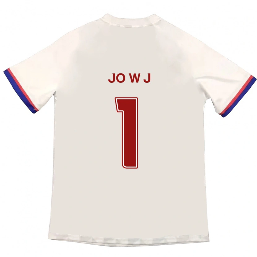 Danxen Femme Maillot Jo Woo-Jang #1 Bleu Royal Rouge Tenues Extérieur 2025/26 T-Shirt