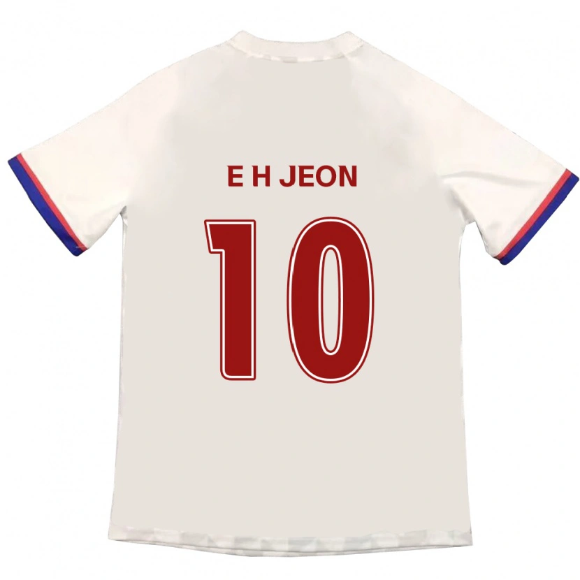 Danxen Femme Maillot Jeon Eun-Ha #10 Bleu Royal Rouge Tenues Extérieur 2025/26 T-Shirt