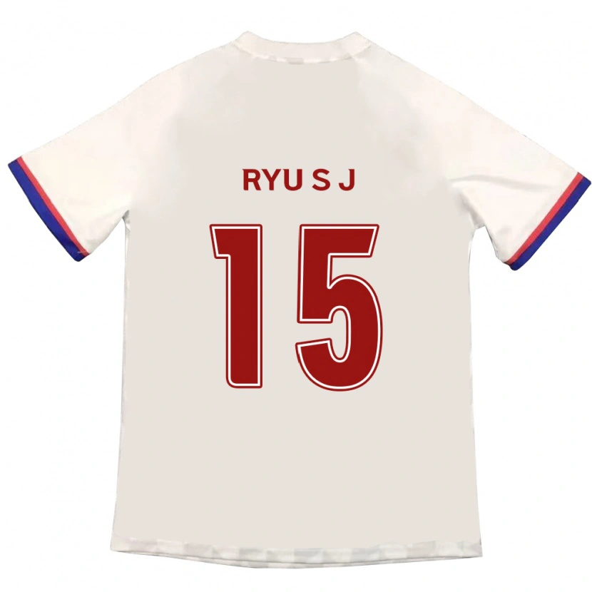 Danxen Femme Maillot Ryu Soo-Jung #15 Bleu Royal Rouge Tenues Extérieur 2025/26 T-Shirt
