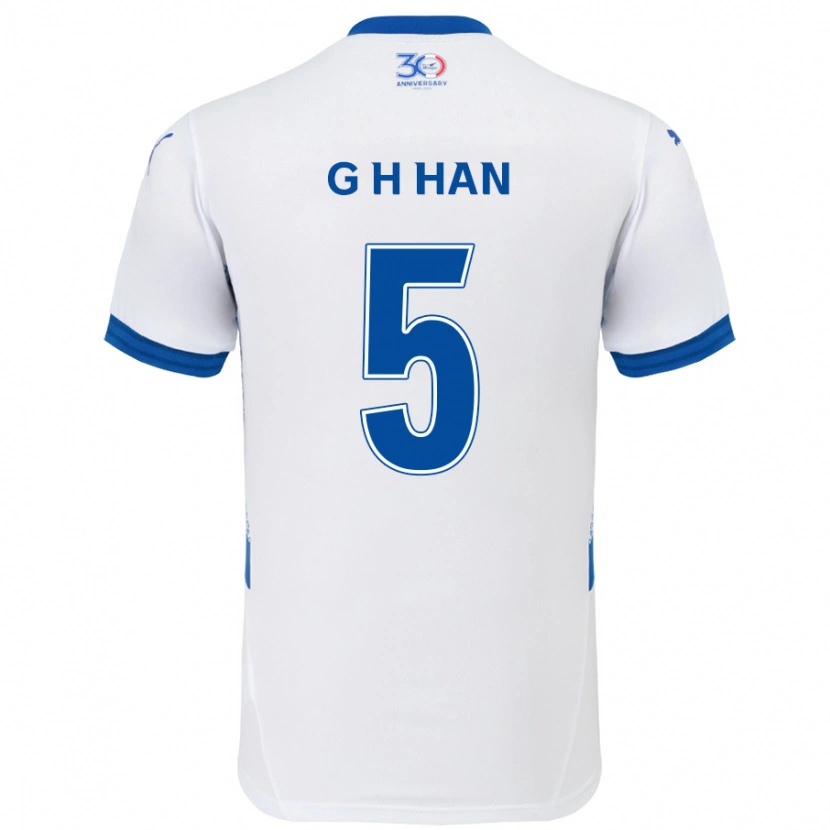 Danxen Femme Maillot Ho-Gang Han #5 Bleu Royal Blanc Tenues Extérieur 2025/26 T-Shirt