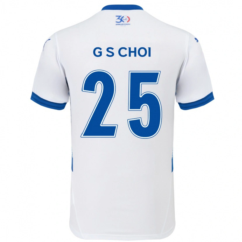 Danxen Femme Maillot Sung-Geun Choi #25 Bleu Royal Blanc Tenues Extérieur 2025/26 T-Shirt
