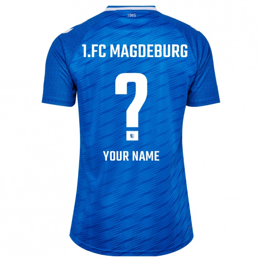 Danxen Femme Maillot Votre Nom #0 Bleu Blanc Tenues Domicile 2025/26 T-Shirt