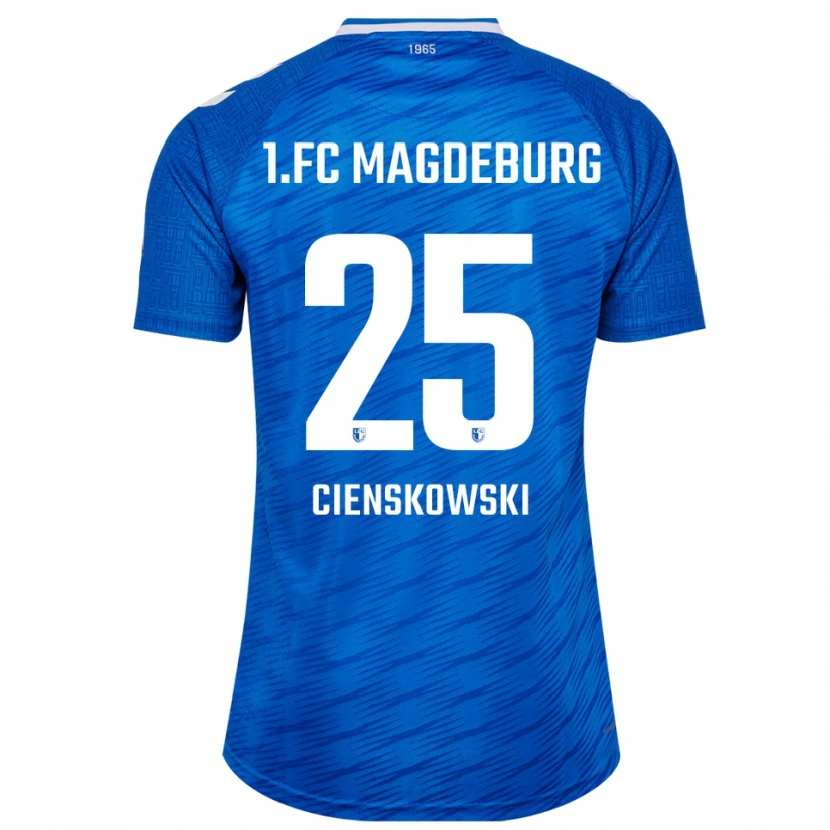 Danxen Femme Maillot Amy Cienskowski #25 Bleu Blanc Tenues Domicile 2025/26 T-Shirt