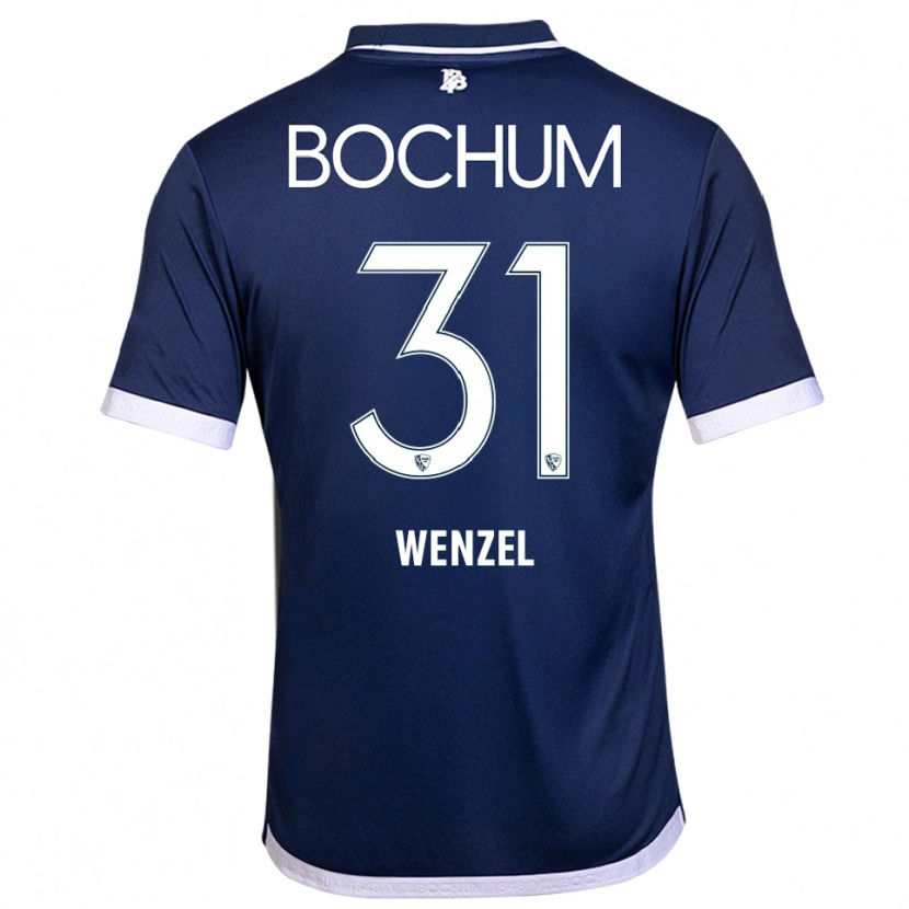 Danxen Femme Maillot Franziska Wenzel #31 Marine Blanc Tenues Domicile 2025/26 T-Shirt