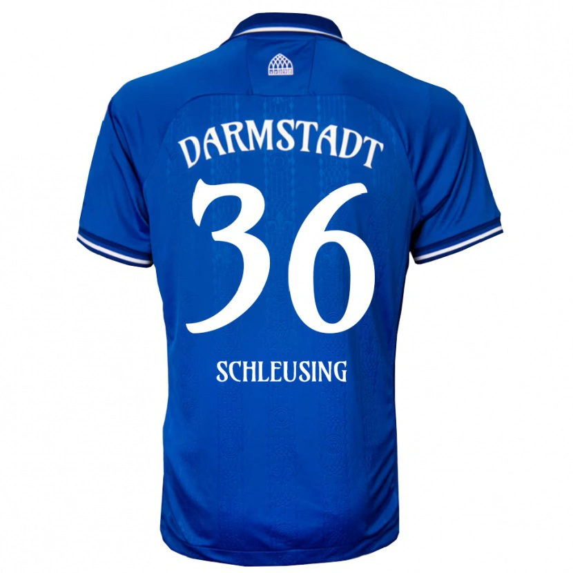 Danxen Femme Maillot Lenox Schleusing #36 Bleu Blanc Tenues Domicile 2025/26 T-Shirt