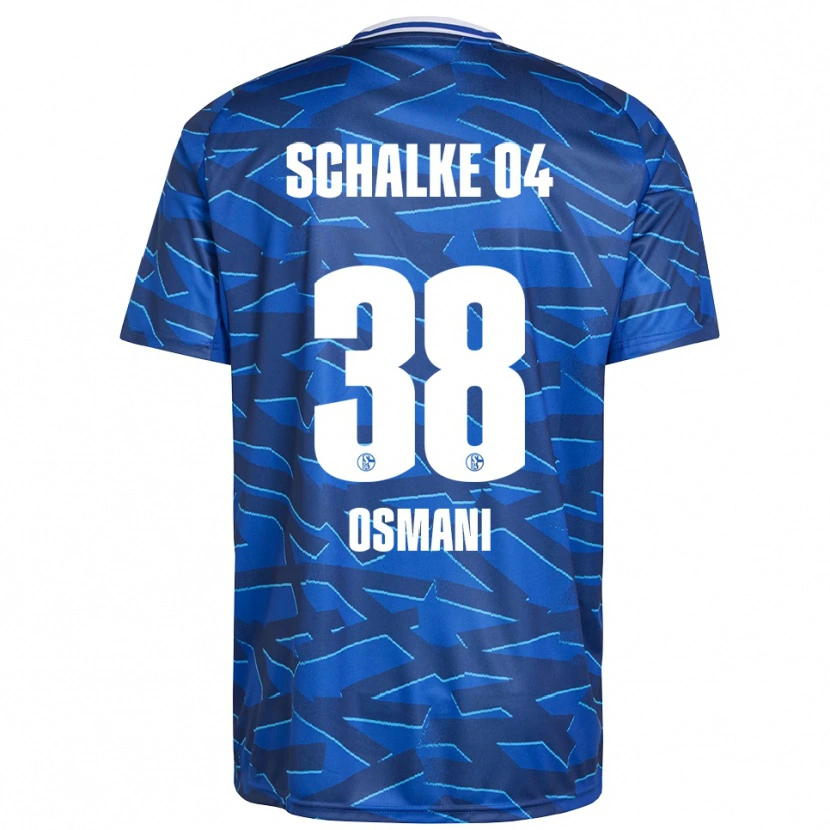 Danxen Femme Maillot Tristan Osmani #38 Bleu Royal Blanc Tenues Domicile 2025/26 T-Shirt
