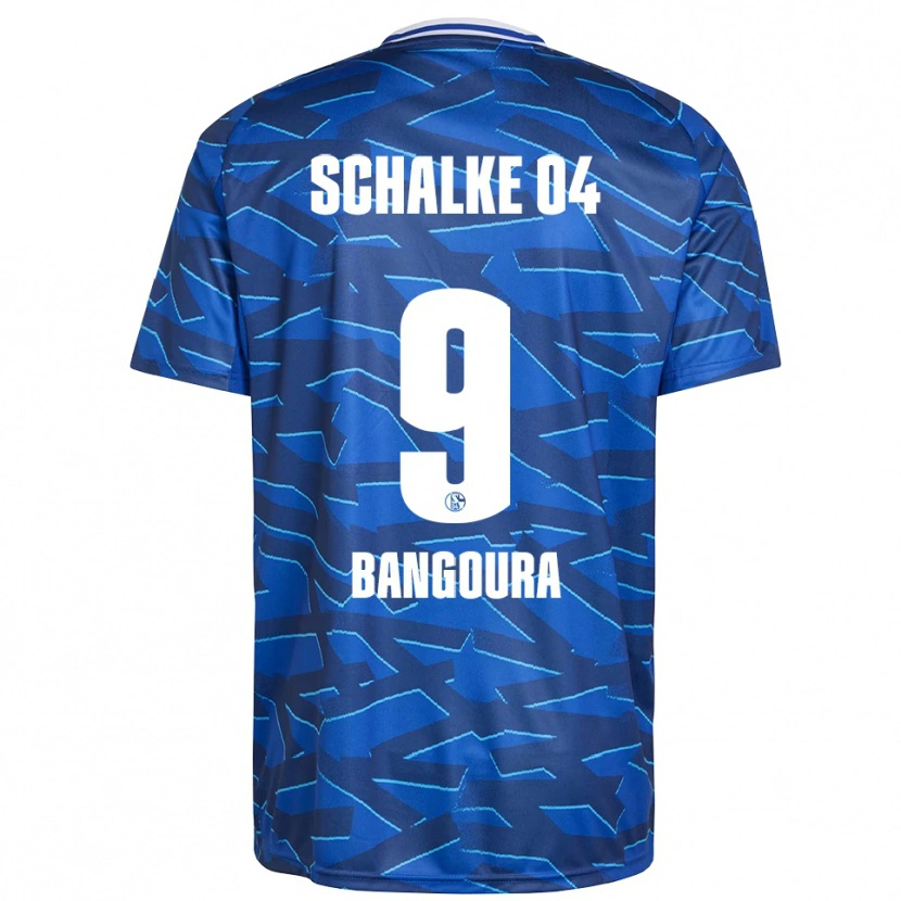 Danxen Femme Maillot Aboubacar Bangoura #9 Bleu Royal Blanc Tenues Domicile 2025/26 T-Shirt