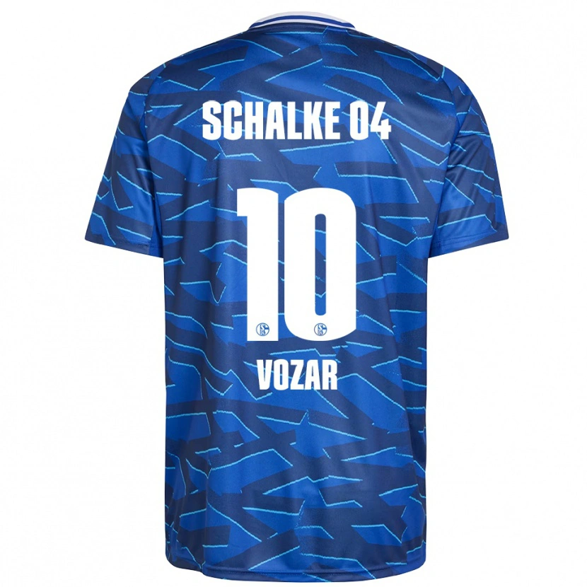 Danxen Femme Maillot Luca Vozar #10 Bleu Royal Blanc Tenues Domicile 2025/26 T-Shirt