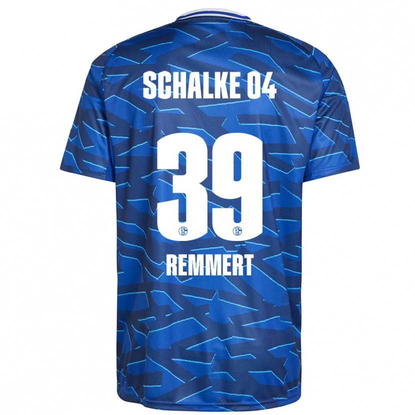 Danxen Femme Maillot Peter Remmert #39 Bleu Royal Blanc Tenues Domicile 2025/26 T-Shirt