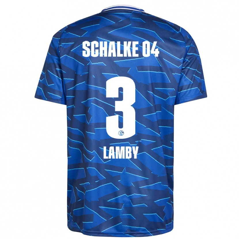 Danxen Femme Maillot Max Lamby #3 Bleu Royal Blanc Tenues Domicile 2025/26 T-Shirt
