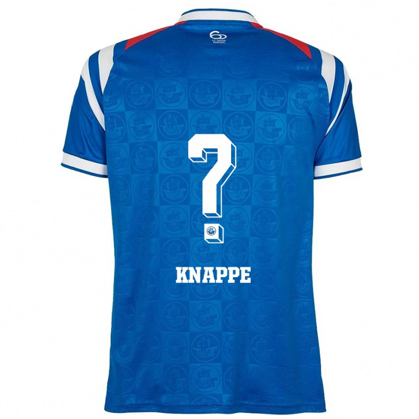 Danxen Femme Maillot Vivien Knappe #0 Bleu Blanc Rouge Tenues Domicile 2025/26 T-Shirt
