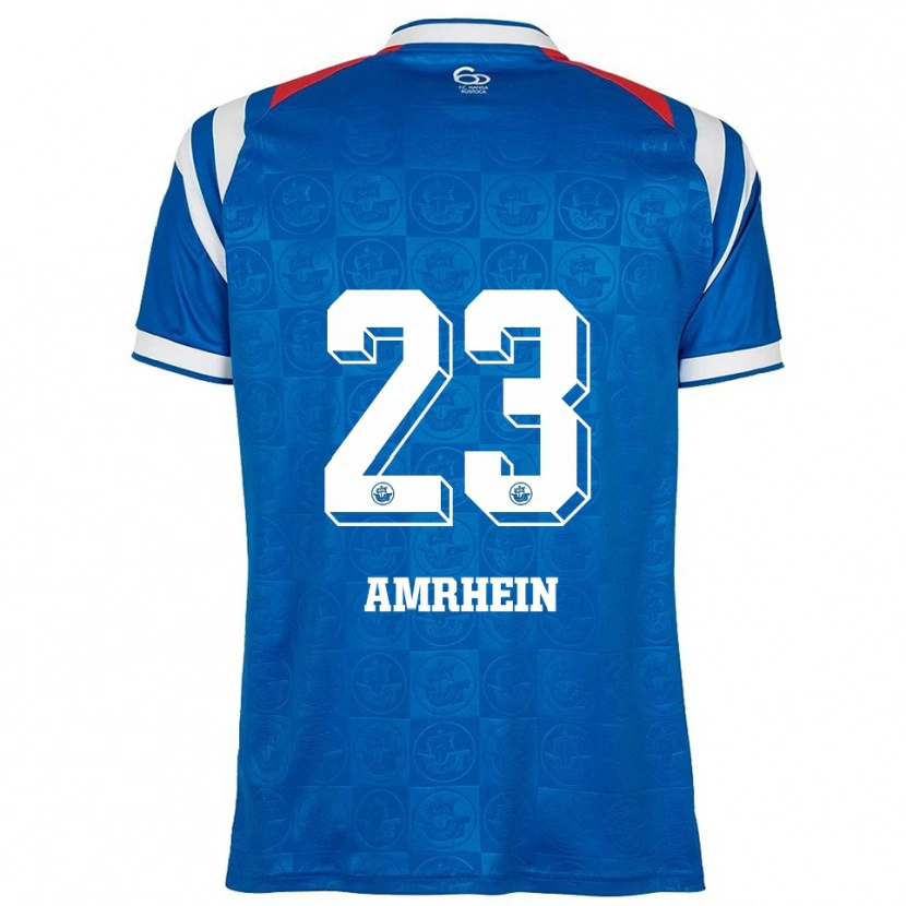 Danxen Femme Maillot Moritz Amrhein #23 Bleu Blanc Rouge Tenues Domicile 2025/26 T-Shirt