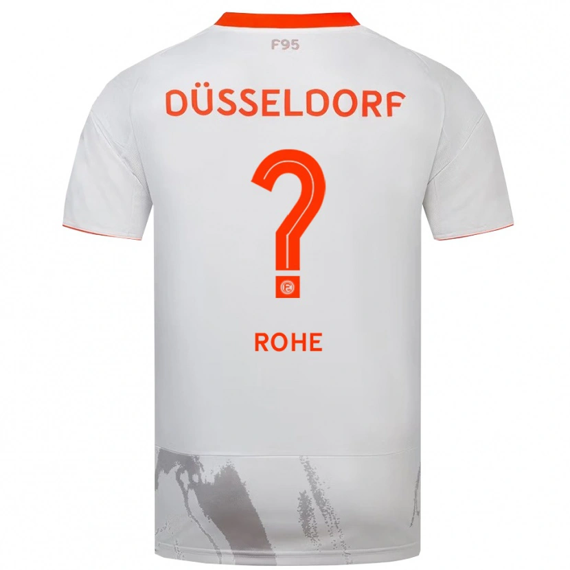 Danxen Femme Maillot Frieda Rohe #0 Blanc Doréange Tenues Extérieur 2025/26 T-Shirt