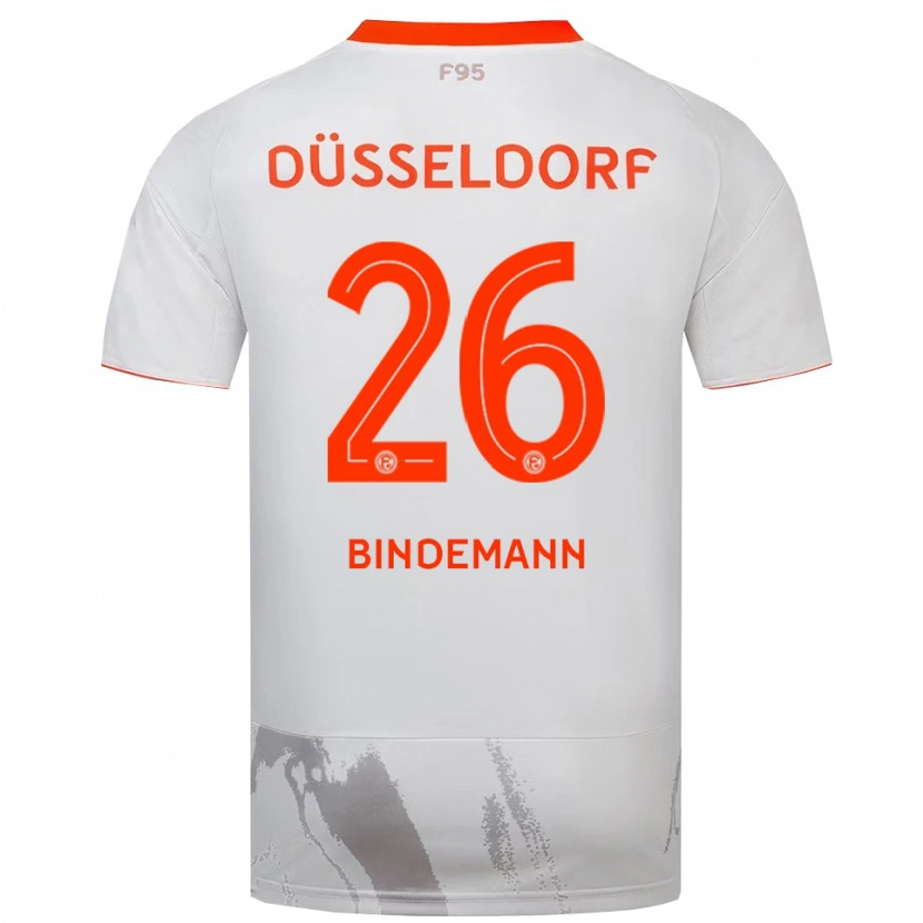 Danxen Femme Maillot Deniz Bindemann #26 Blanc Doréange Tenues Extérieur 2025/26 T-Shirt