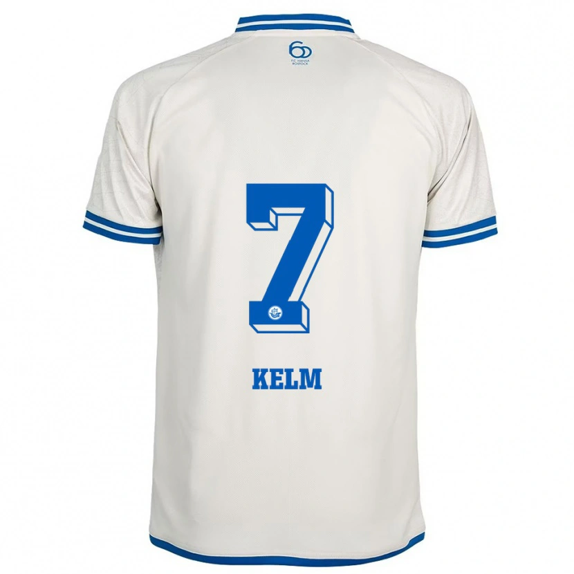 Danxen Femme Maillot Mattes Kelm #7 Blanc Bleu Tenues Extérieur 2025/26 T-Shirt