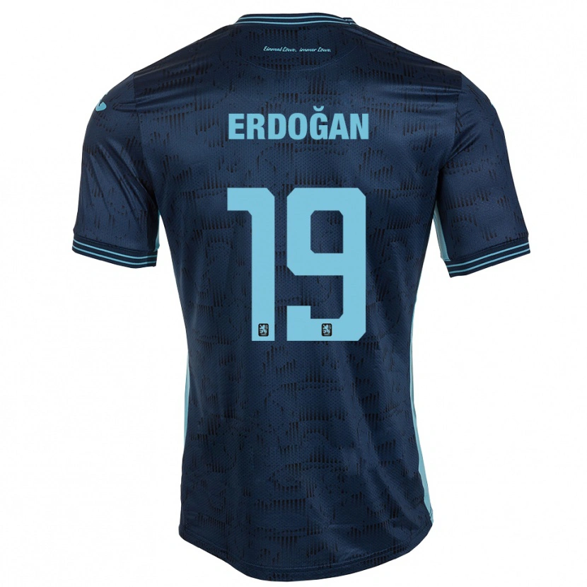 Danxen Femme Maillot Emre Erdoğan #19 Bleu Royal Tenues Extérieur 2025/26 T-Shirt