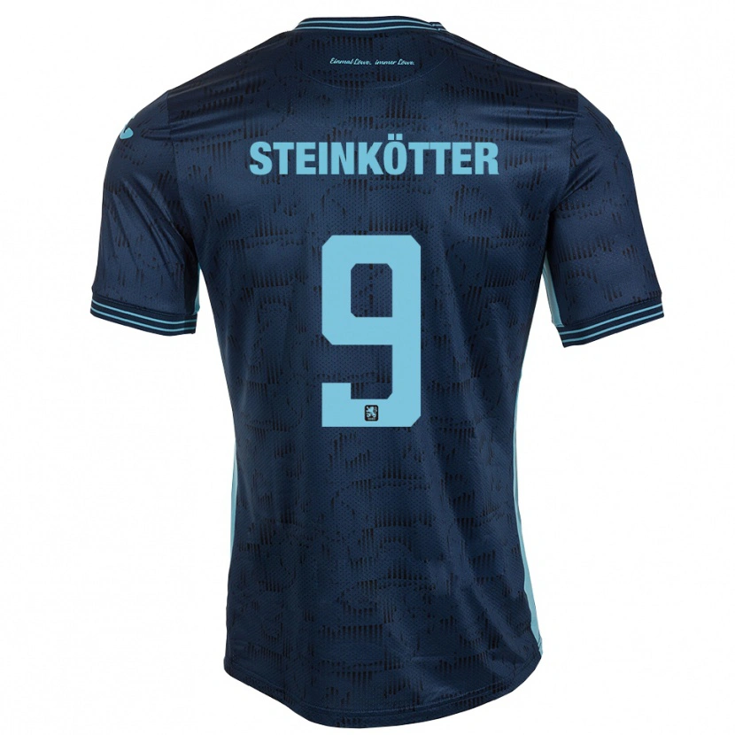 Danxen Femme Maillot Justin Steinkötter #9 Bleu Royal Tenues Extérieur 2025/26 T-Shirt