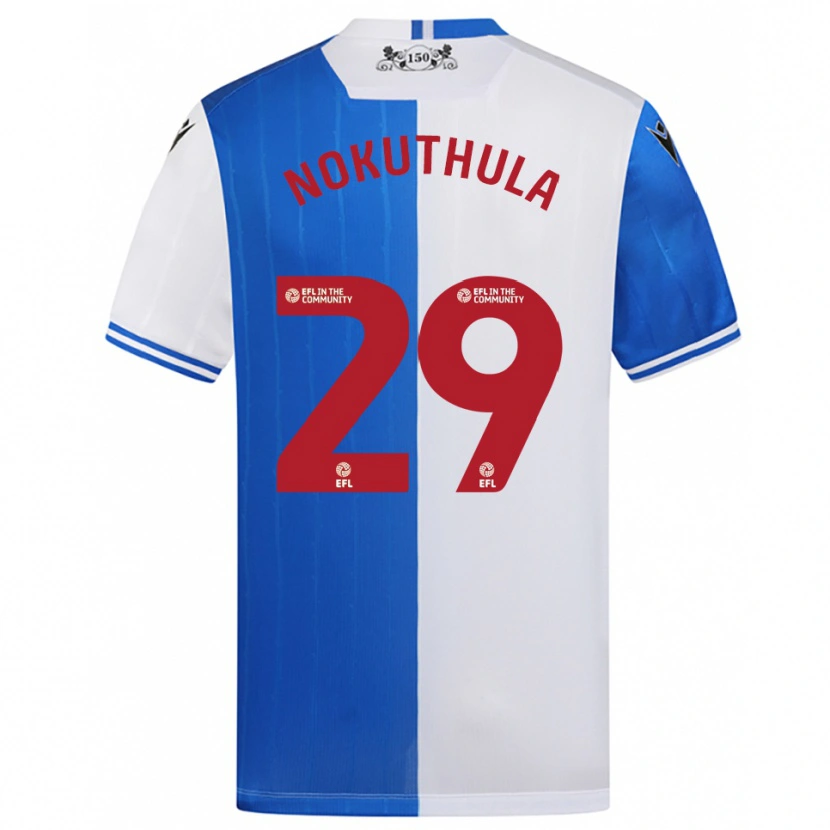 Danxen Enfant Maillot Faith Nokuthula #29 Bleu Blanc Tenues Domicile 2025/26 T-Shirt