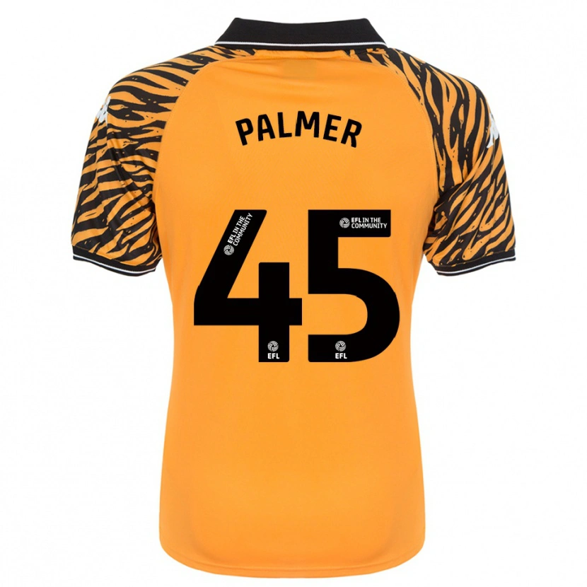 Danxen Enfant Maillot Kasey Palmer #45 Orange Noir Tenues Domicile 2025/26 T-Shirt
