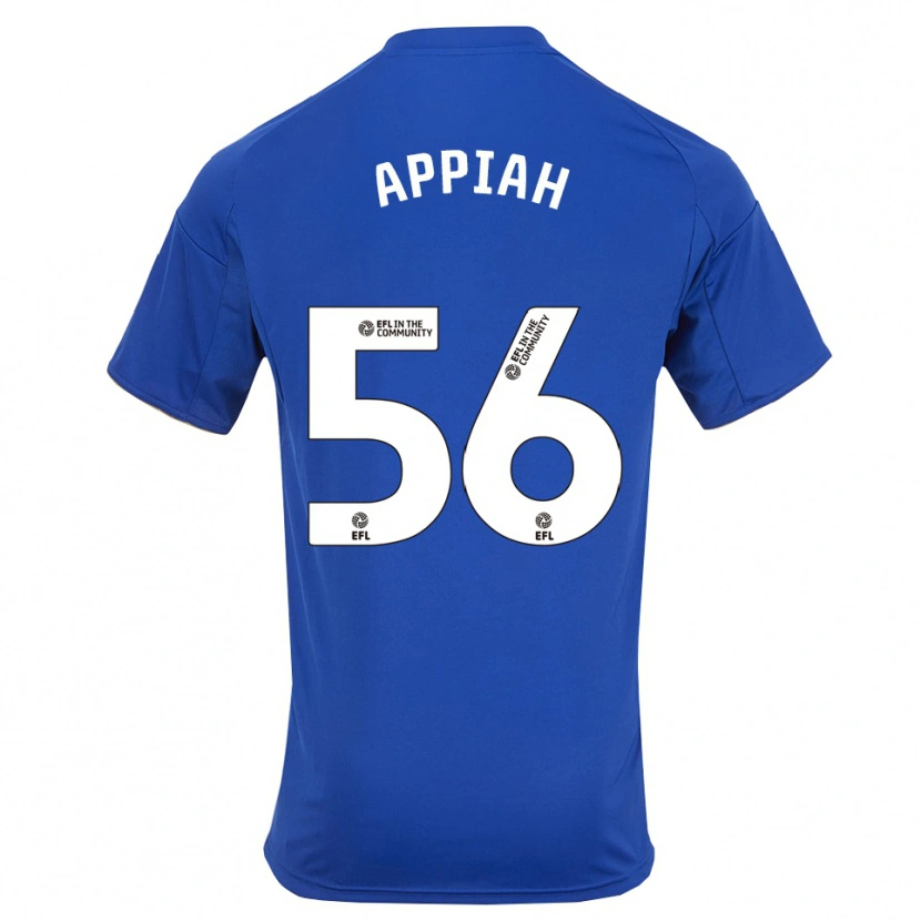 Danxen Enfant Maillot Paul Appiah #56 Bleu Or Tenues Domicile 2025/26 T-Shirt