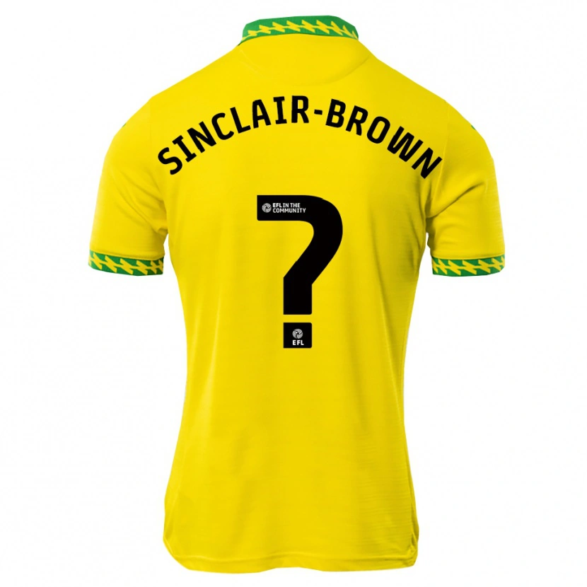 Danxen Enfant Maillot Jeremiah Sinclair-Brown #0 Blanc Vert Tenues Domicile 2025/26 T-Shirt