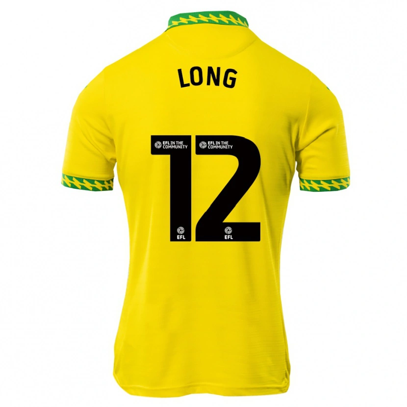 Danxen Enfant Maillot George Long #12 Blanc Vert Tenues Domicile 2025/26 T-Shirt