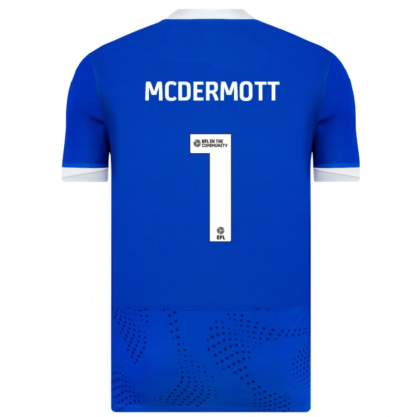 Danxen Enfant Maillot Conal Mcdermott #1 Bleu Blanc Tenues Domicile 2025/26 T-Shirt