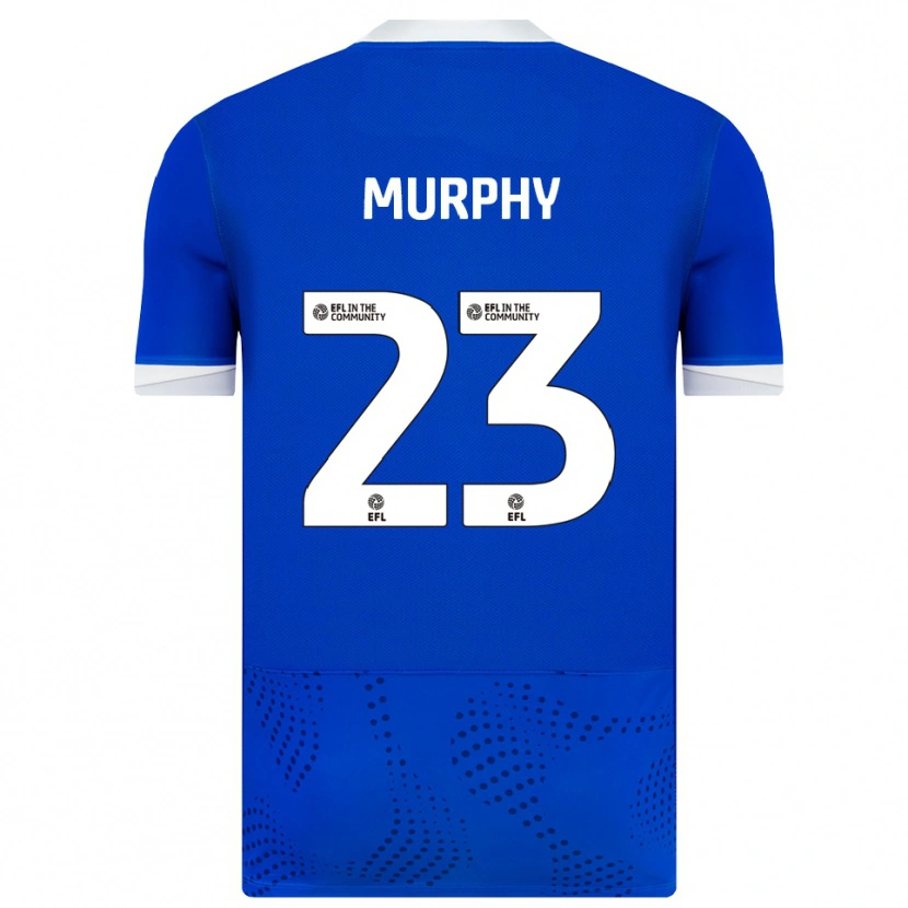 Danxen Enfant Maillot Josh Murphy #23 Bleu Blanc Tenues Domicile 2025/26 T-Shirt