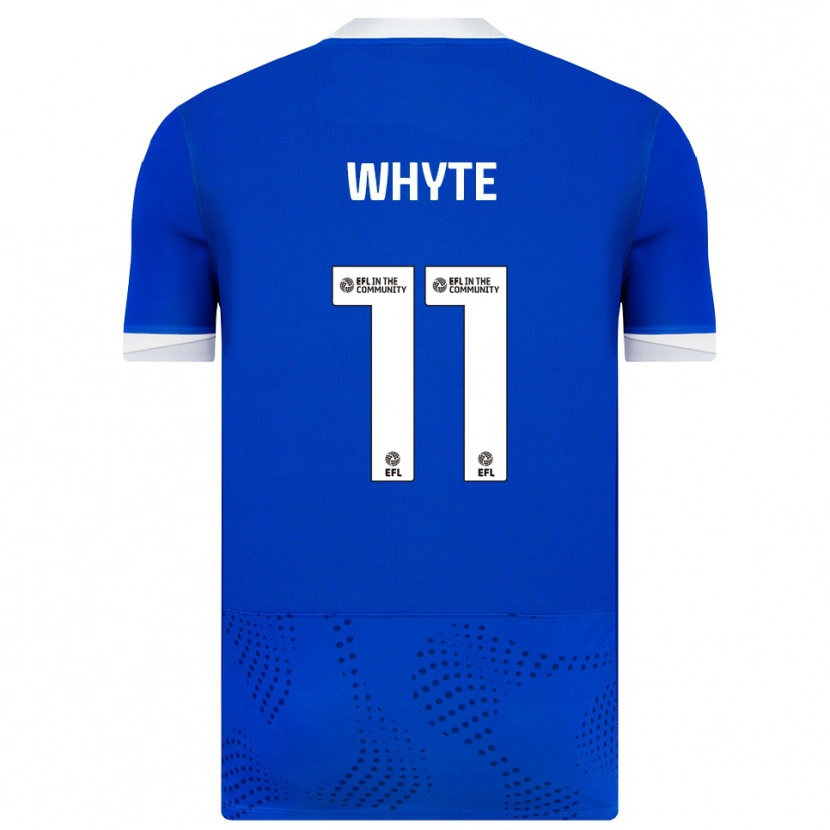 Danxen Enfant Maillot Gavin Whyte #11 Bleu Blanc Tenues Domicile 2025/26 T-Shirt