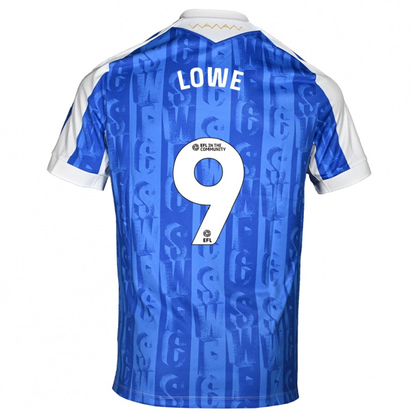 Danxen Enfant Maillot Jamal Lowe #9 Bleu Blanc Tenues Domicile 2025/26 T-Shirt