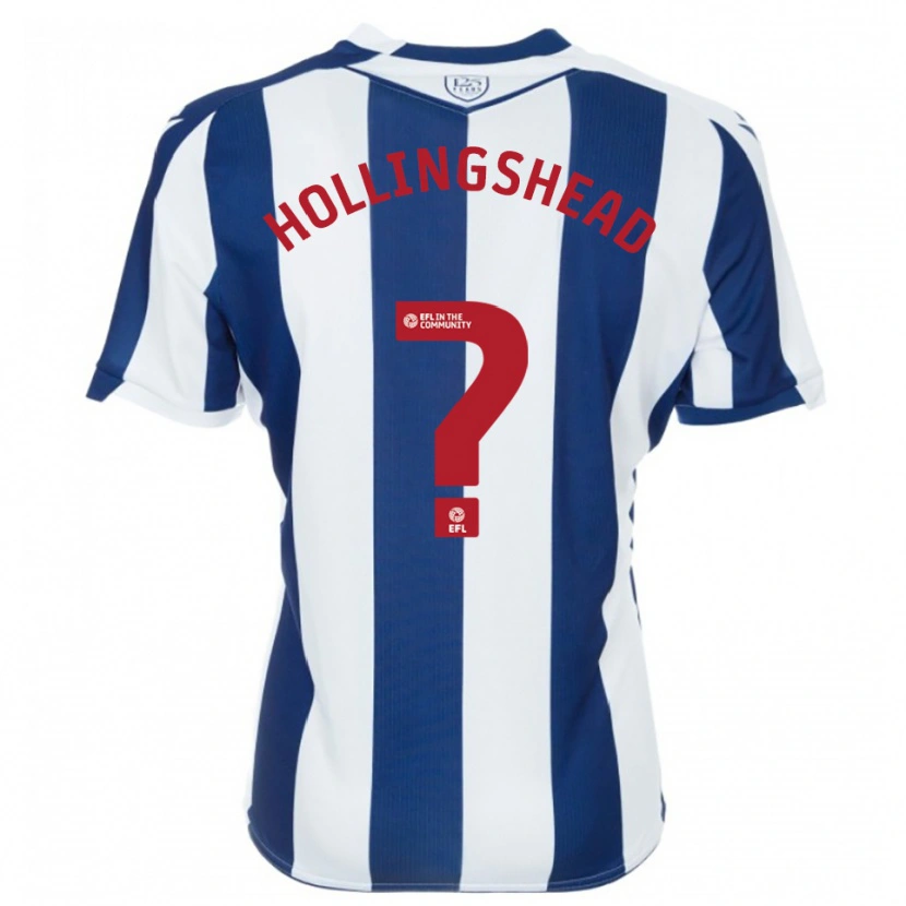 Danxen Enfant Maillot Ronnie Hollingshead #0 Marine Blanc Tenues Domicile 2025/26 T-Shirt