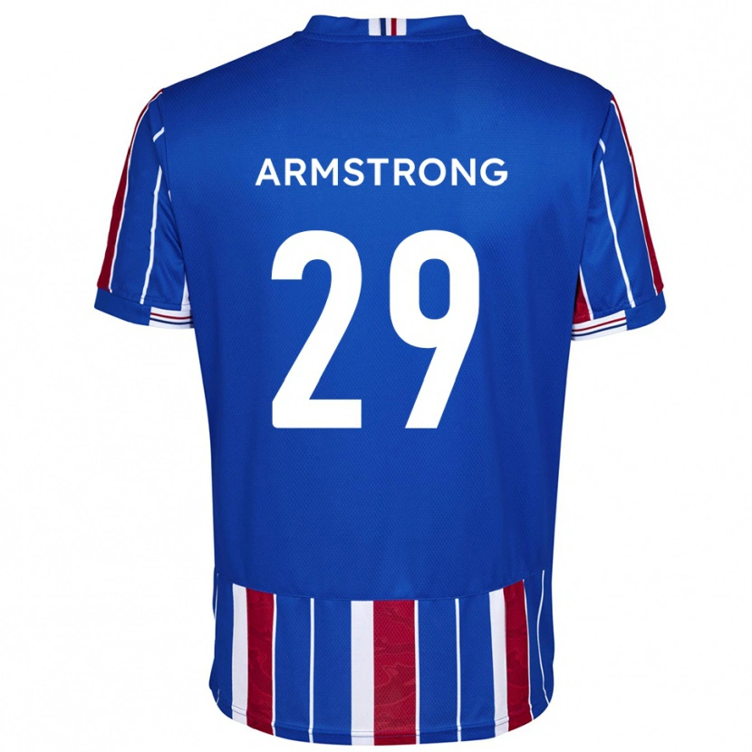 Danxen Enfant Maillot Luke Armstrong #29 Bleu Rouge Blanc Tenues Domicile 2025/26 T-Shirt